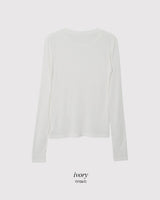 #SL Basic Layered Round T-shirt (2color)