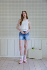 FLUTTER DEW CROCHET VEST
