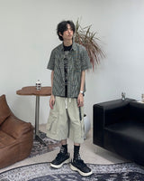 Elder Washed Cargo Bermuda Pants