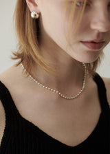 [925 silver] Un.silver.150 / gross corde necklace