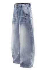 Blade Cut Cleanfit Baggy Jeans