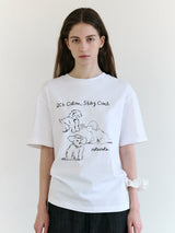 COOL FRIENDS PUPPY T-SHIRT WHITE