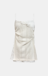 Lace Crochet Layered Dress