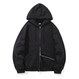 EL NEW Basic 2WAY Hoodie Zip-Up 2Color