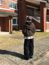 Down Lining Corduroy Wide Pants