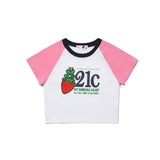 21C FROG Raglan Crop T-shirt [2Color]