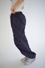 Silky jogger pants, Midnight blue