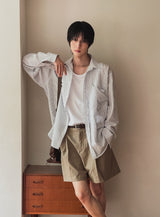 Centi Tri Pocket Stripe Shirt