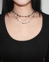 [MADE]  black open close necklace