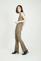 LEAF　KNIT　DRESS