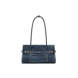 muva. 牛革 ブリティッシュ リボン ショルダーバッグ