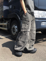 Jerra Multi-Pocket Denim Pants 2C