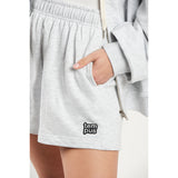 TEMPUS PATCH SHORT PANTS [WHITE MELANGE]