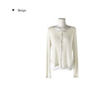 Robo Tencel See-through Snap Cardigan