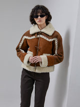 [LINE] Stitched Shearling Mustang