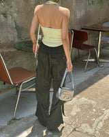 muffler strap set shirring tube top