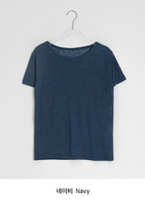 26SS★ [BAONHAUS] セイディンテンセルレイヤード半袖Tシャツ
