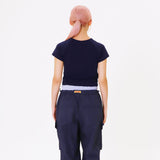 ザットガールバイブTシャツ_ネイビー