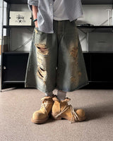 SL Disroid Bermuda Denim Pants