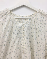 Petal shirring blouse (2color)