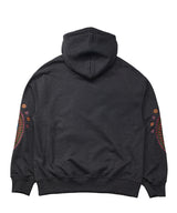 PAISLEY EMB. H-T HOODY (Charcoal)