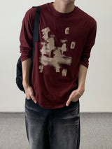 Shadow printing long sleeve
