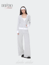 Stripe Hood Training Set-up (LONG PANTD)