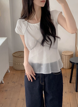 [SHOPPERMADE] ホルターネックレイヤードスリーブレスブラウス (3color)