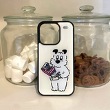 シリアルクリームエポキシバンパースマートフォンケース(Cream Color)