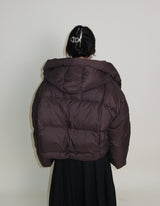 アウトストリングウィンターハイネックダックダウンパッド入りジャケット (Light Padded)