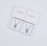 Heart stone naming necklace