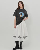 【MADE】サーフゴーストプリントTシャツ [BLACK]