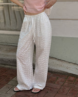 Fore eyelet banding pants