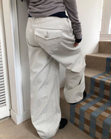ベナ ストレートレッグ コットン パンツ