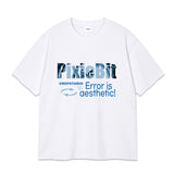 ピクシービットパインティングオーバーフィットTシャツ (3color)