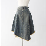 Reneck denim ankle skirt
