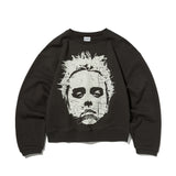 Vintage Bigface Crop Sweatshirt (Charcoal)