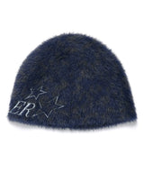 LOVE SELLER LEOPARD KNIT BEANIE NAVY(CV2GFUAB31A)