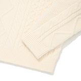 ARCH CHERRY CABLE KNIT [IVORY]
