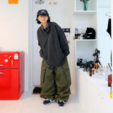 Big Pocket Cotton Balloon Pants