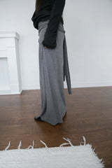 cross wrap banding skirt(2colors)