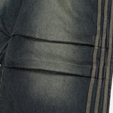 ASCLO 4ライントラックバンディングデニムパンツ (4color)
