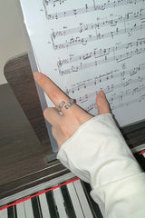 Mini star wave ring