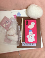 Bunny Popo Doll Keyring (ivory)