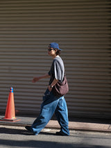 GO ピンタックカーブデニムパンツ GO