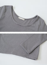 Peach Warm Border Round T-shirt (5color)