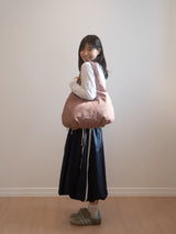 Check Padded Hobo Bag - Red