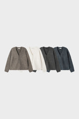Tori Wool Brush Knit Cardigan 4C