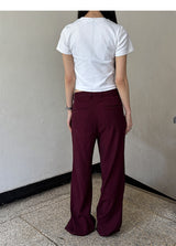 [BASIC ITEM] Basic semi crop t-shirts(4color)