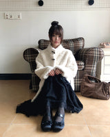 Reumin Frill Lace Long Skirt